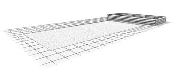 Abri plat Céleste ouvert Abri plat Céleste ouvert